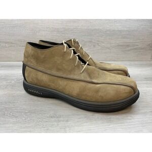 Merrell Topo Rail Men's Boots Chukka Stone 14 Tan Nubuck Leather